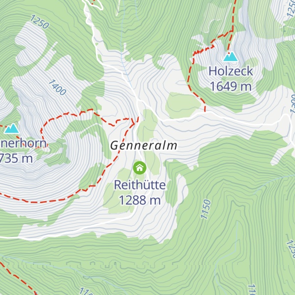 Map of Bergrettungshütte