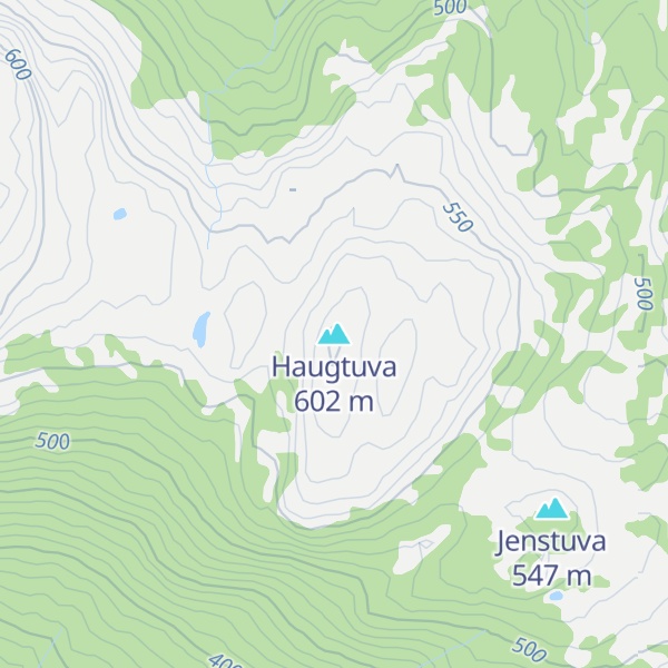 Map of Haugtuva
