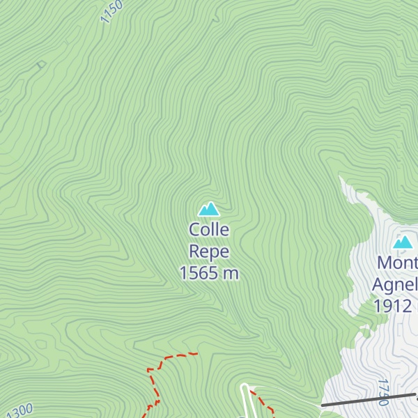 Map of Colle Repe
