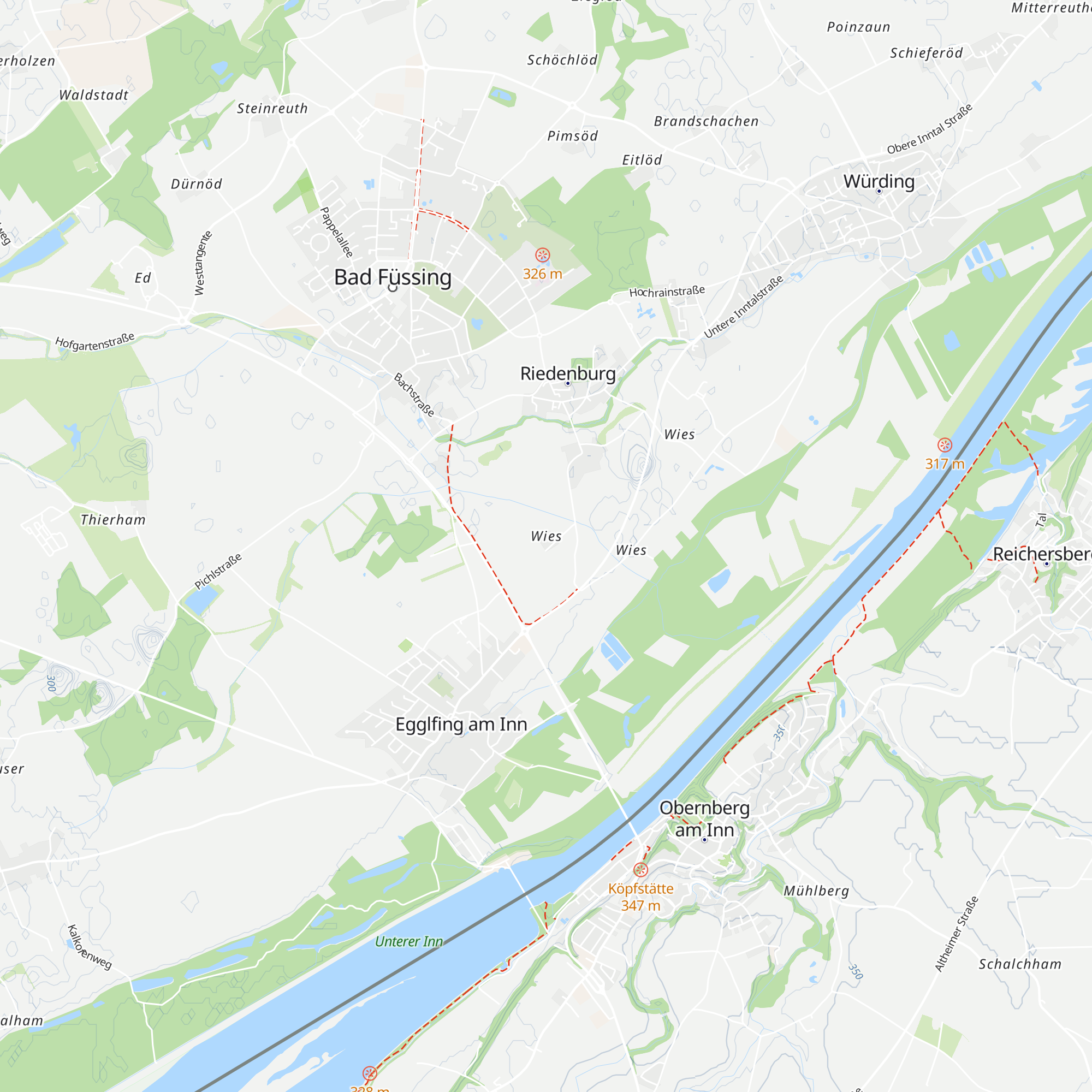 Pension Füssinger Alm map