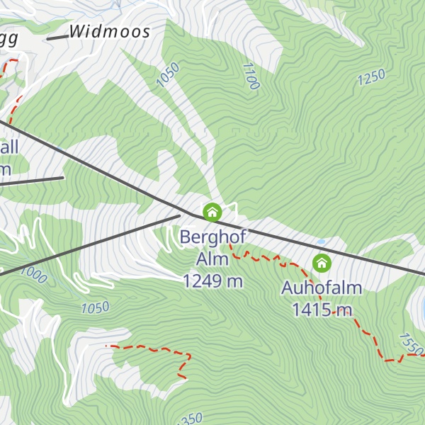 Map of Berghof Alm