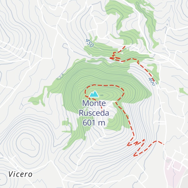 Map of Monte Rusceda