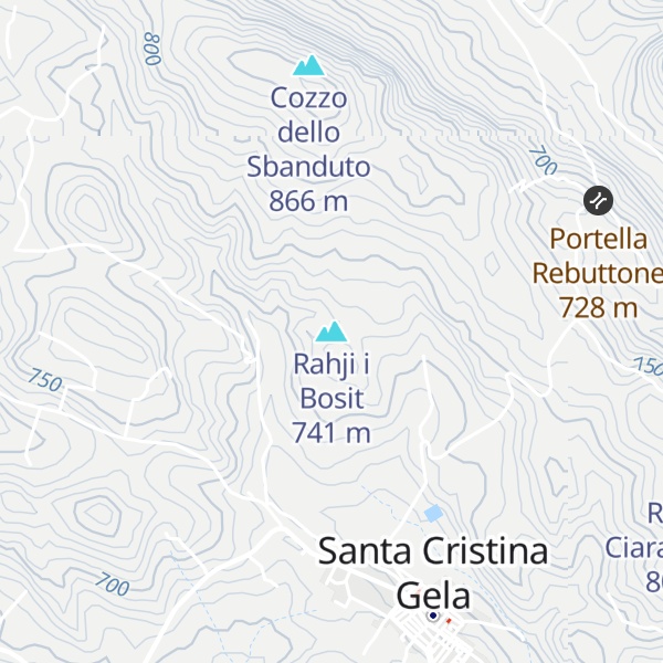 Map of Rahji i Bosit