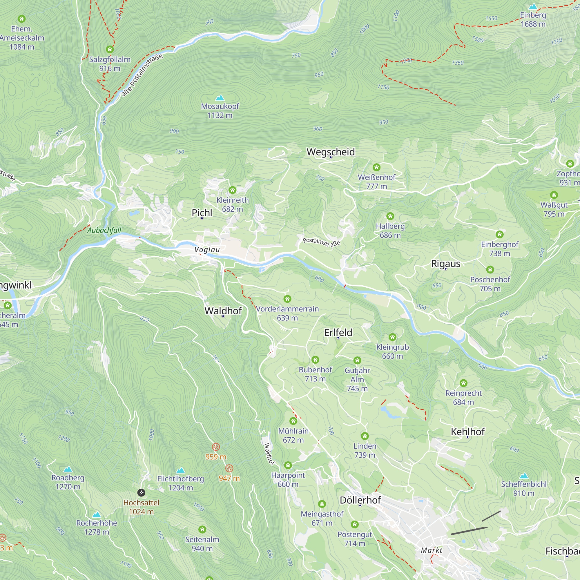 Hinterlammerrain map