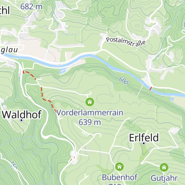 Map of Hinterlammerrain
