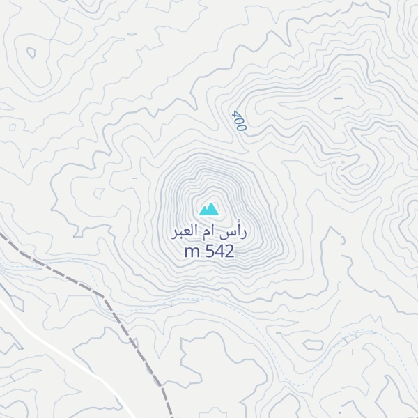 Map of رأس ام العبر