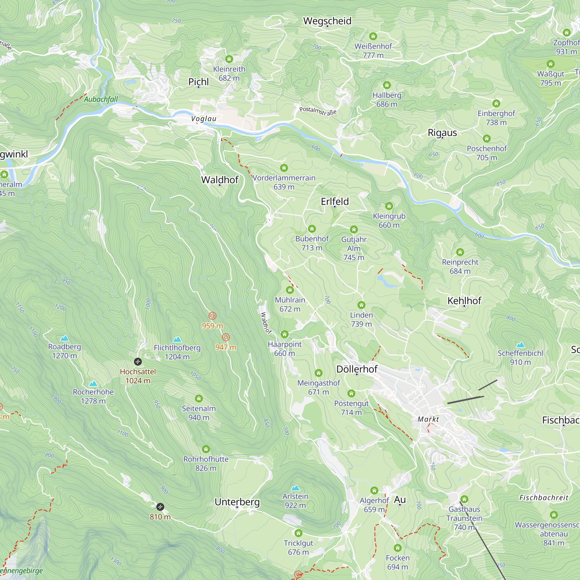 Mühlrain map