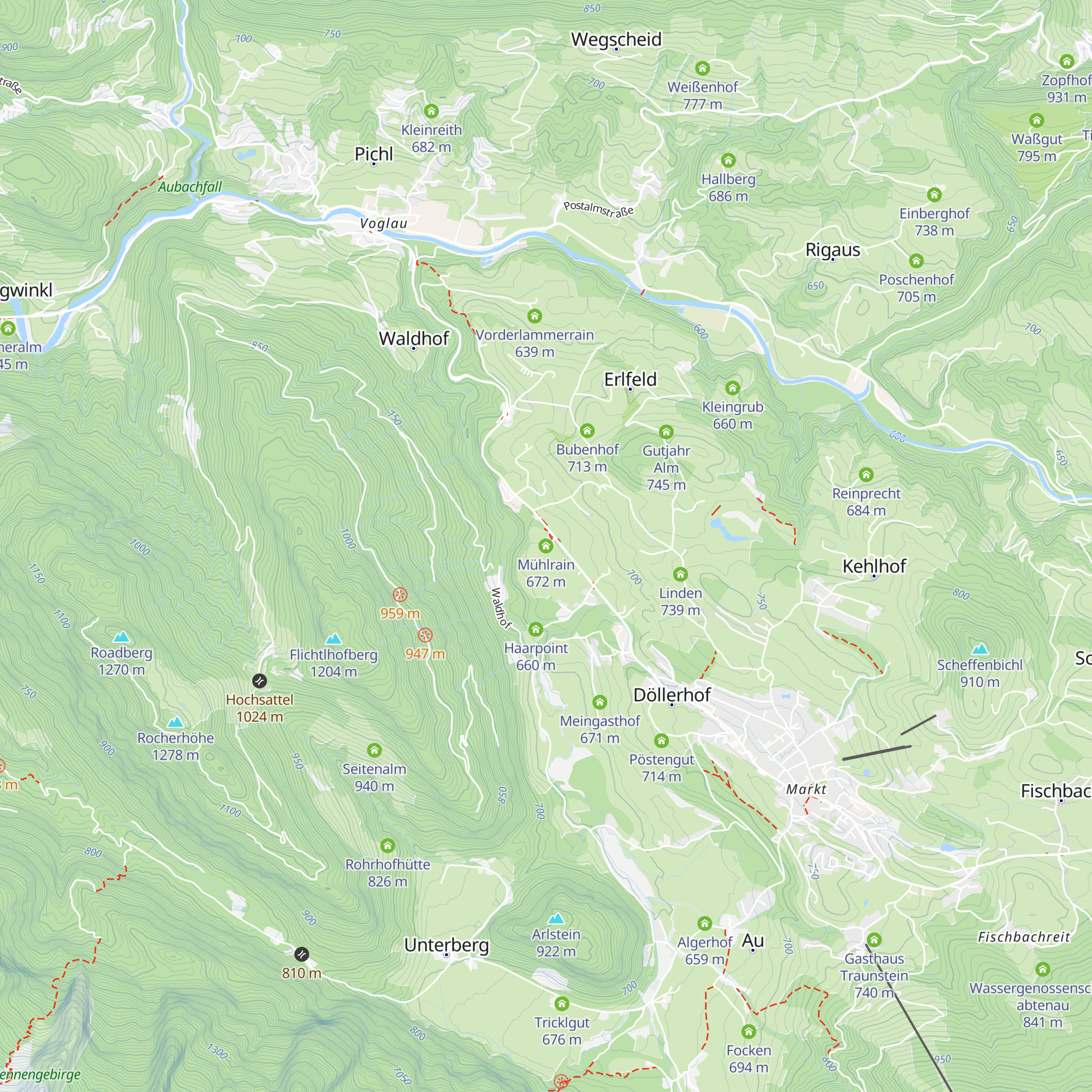 Mühlrain map