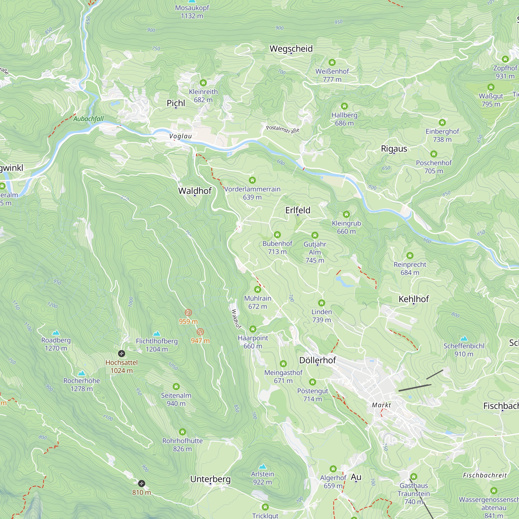 Niederweg map