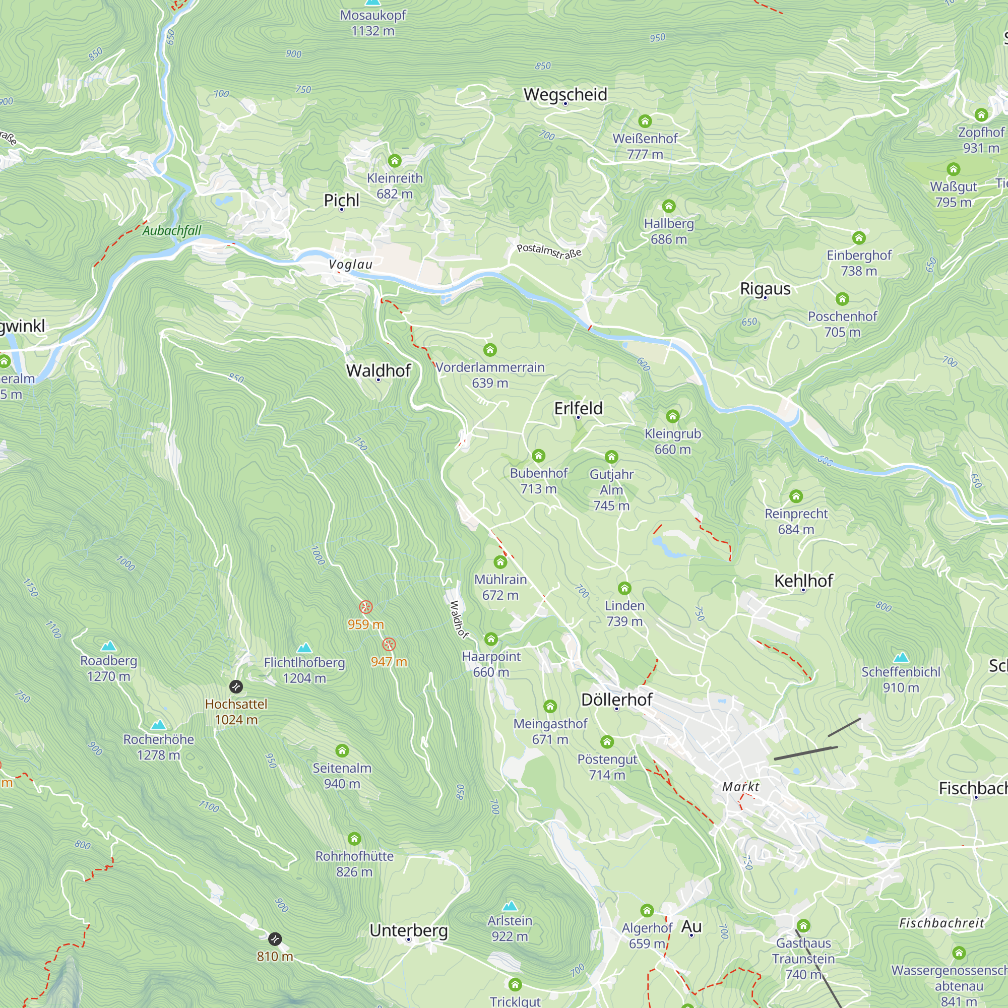 Niederweg map