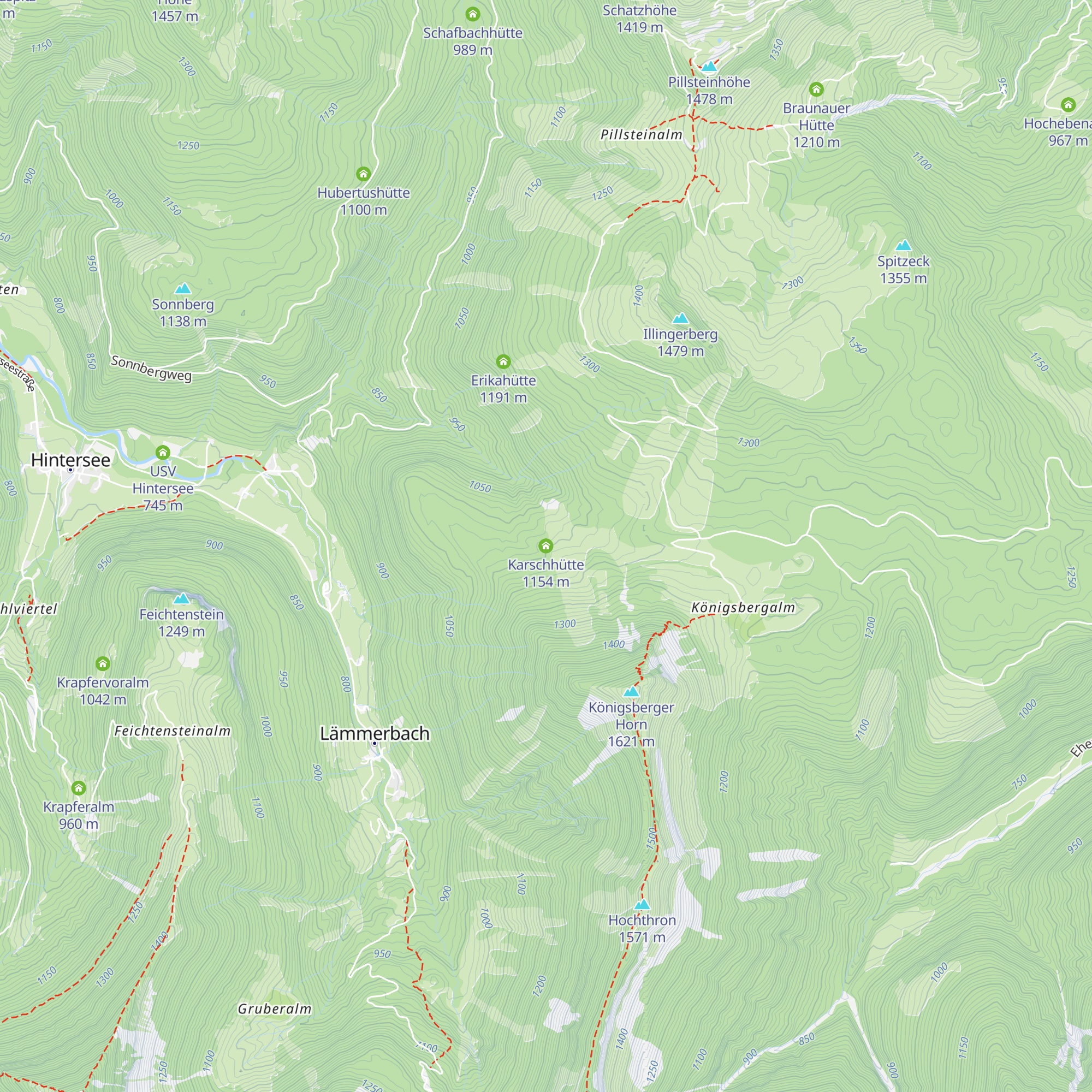 Karschhütte map