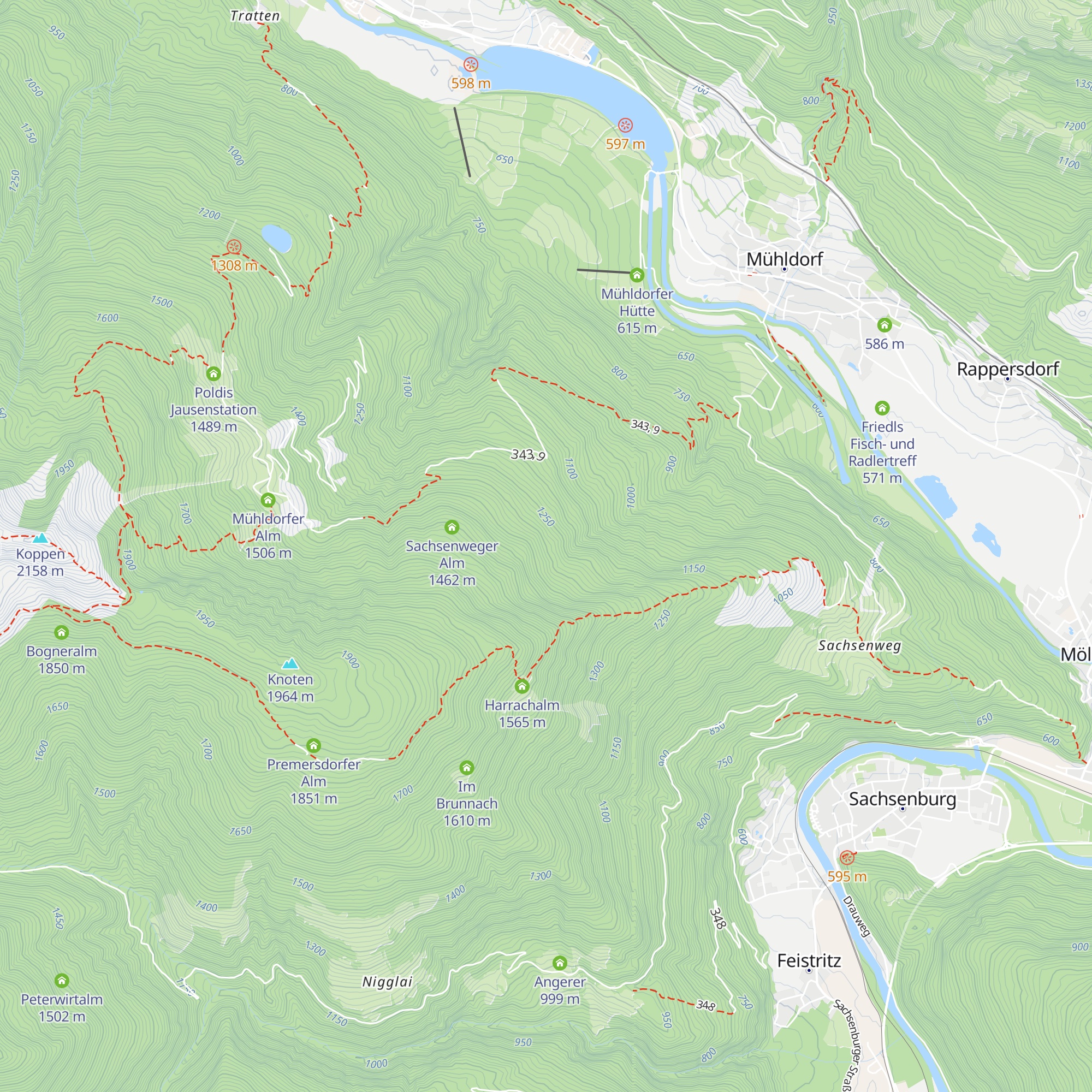 Kollermooshütte Jhtt. map