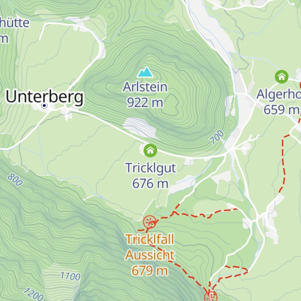 Map of Tricklgut