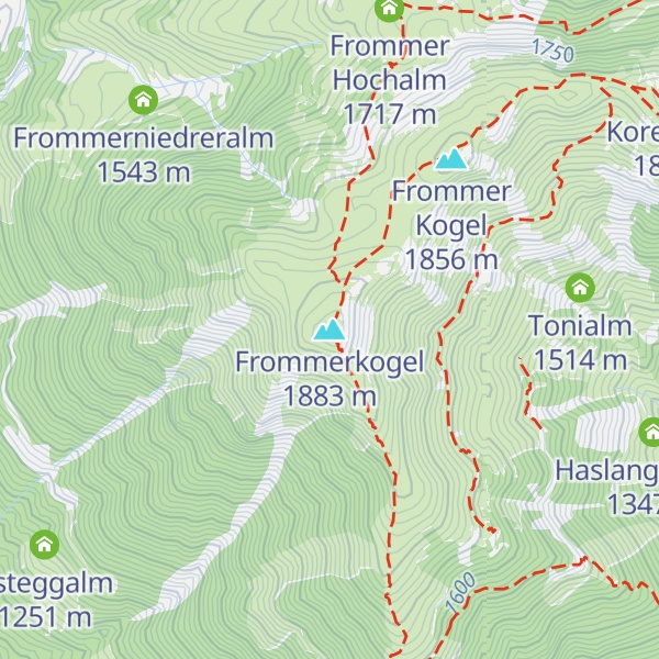 Map of Frommerkogel