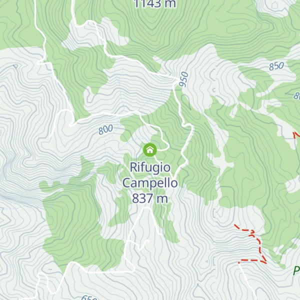 Map of Rifugio Campello