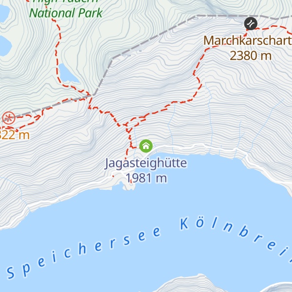 Map of Jagasteighütte
