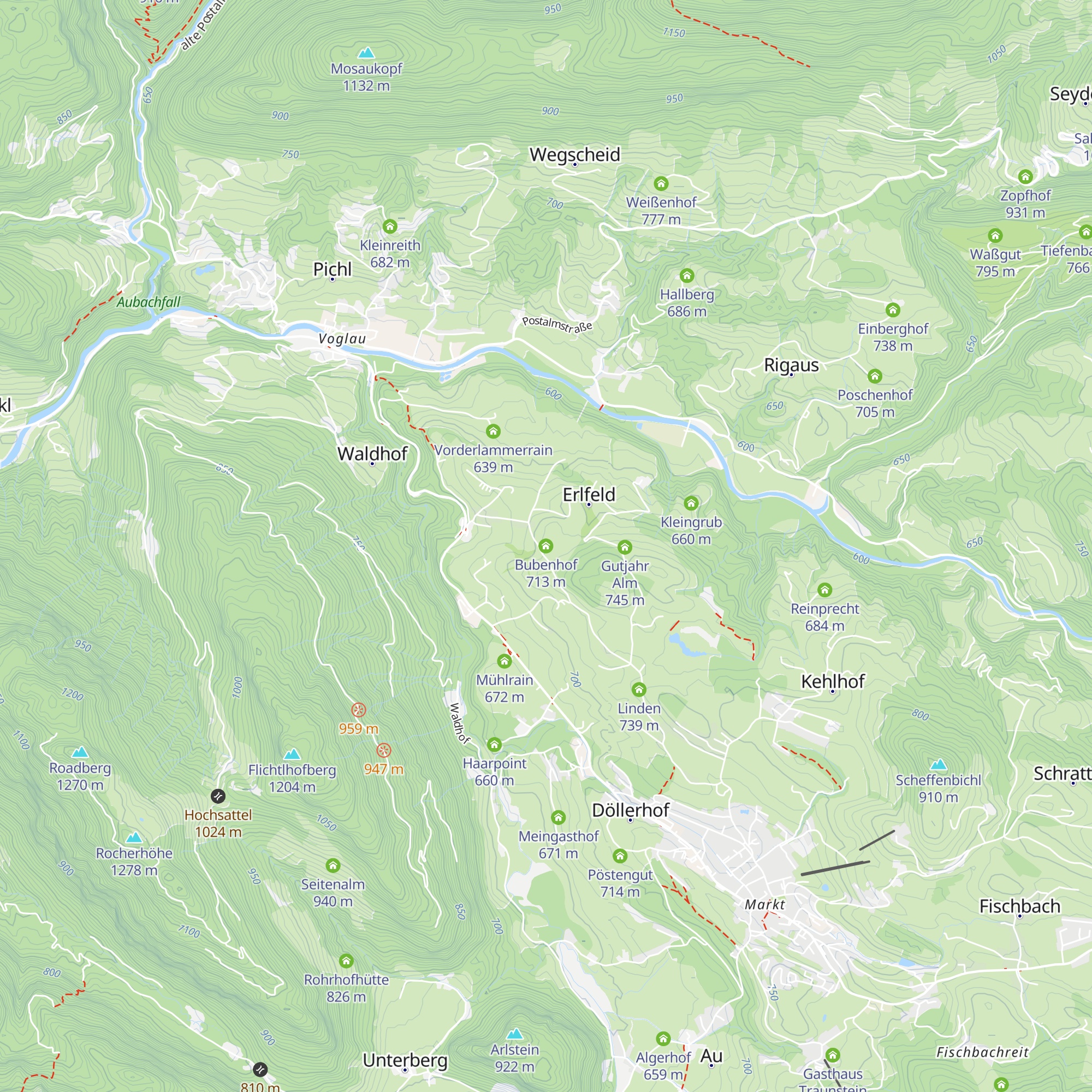 Bubenhof map