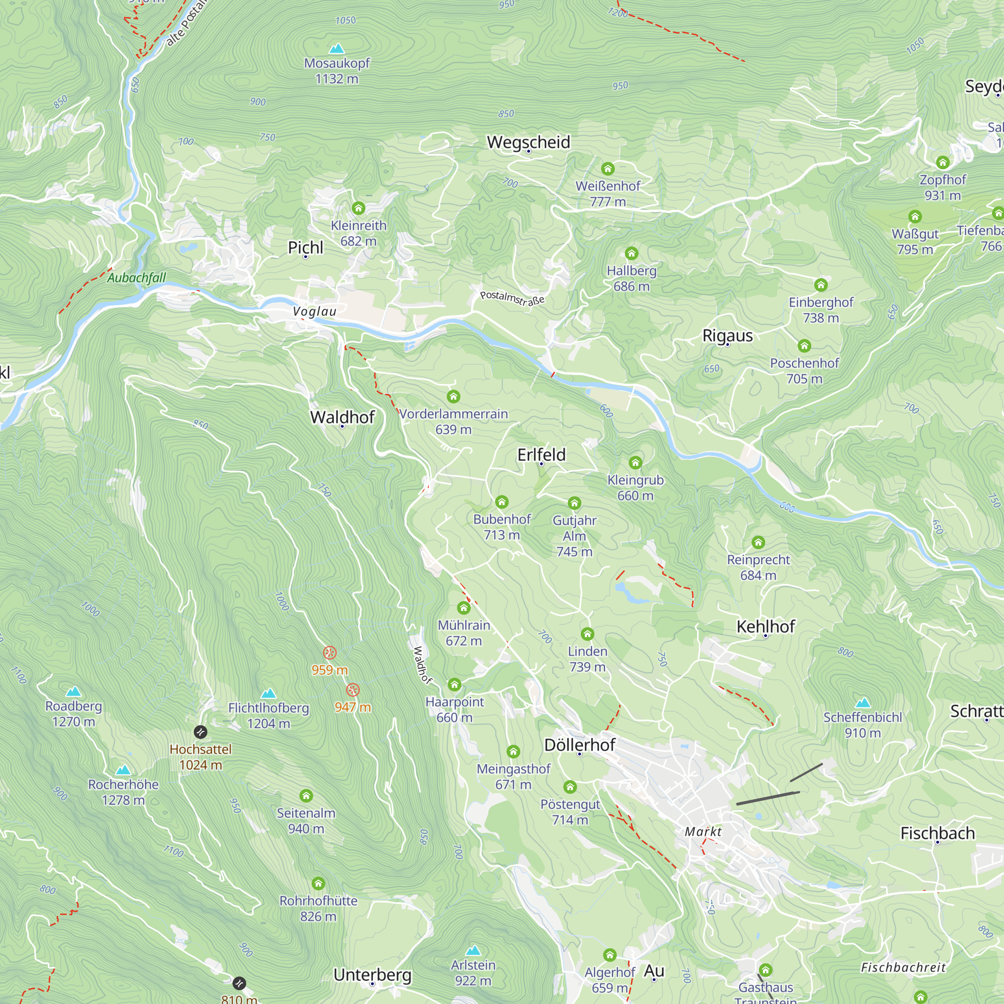 Bubenhof map