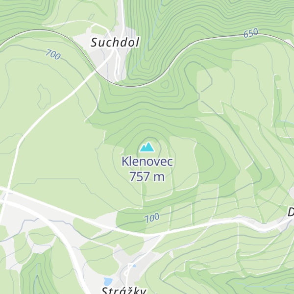 Map of Klenovec