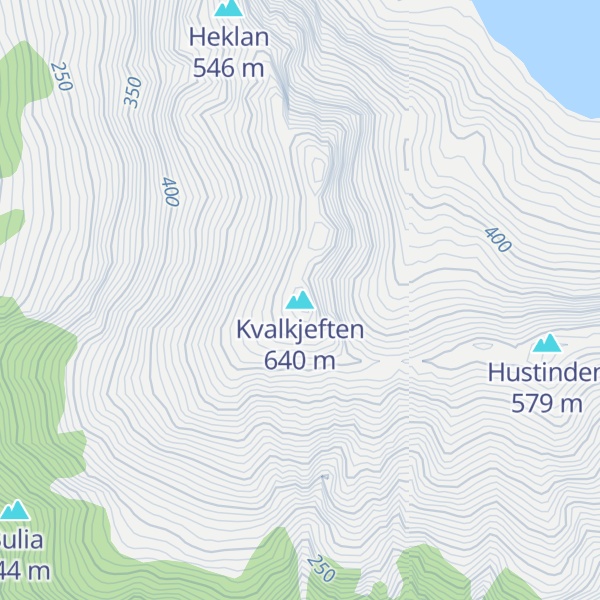 Map of Kvalkjeften
