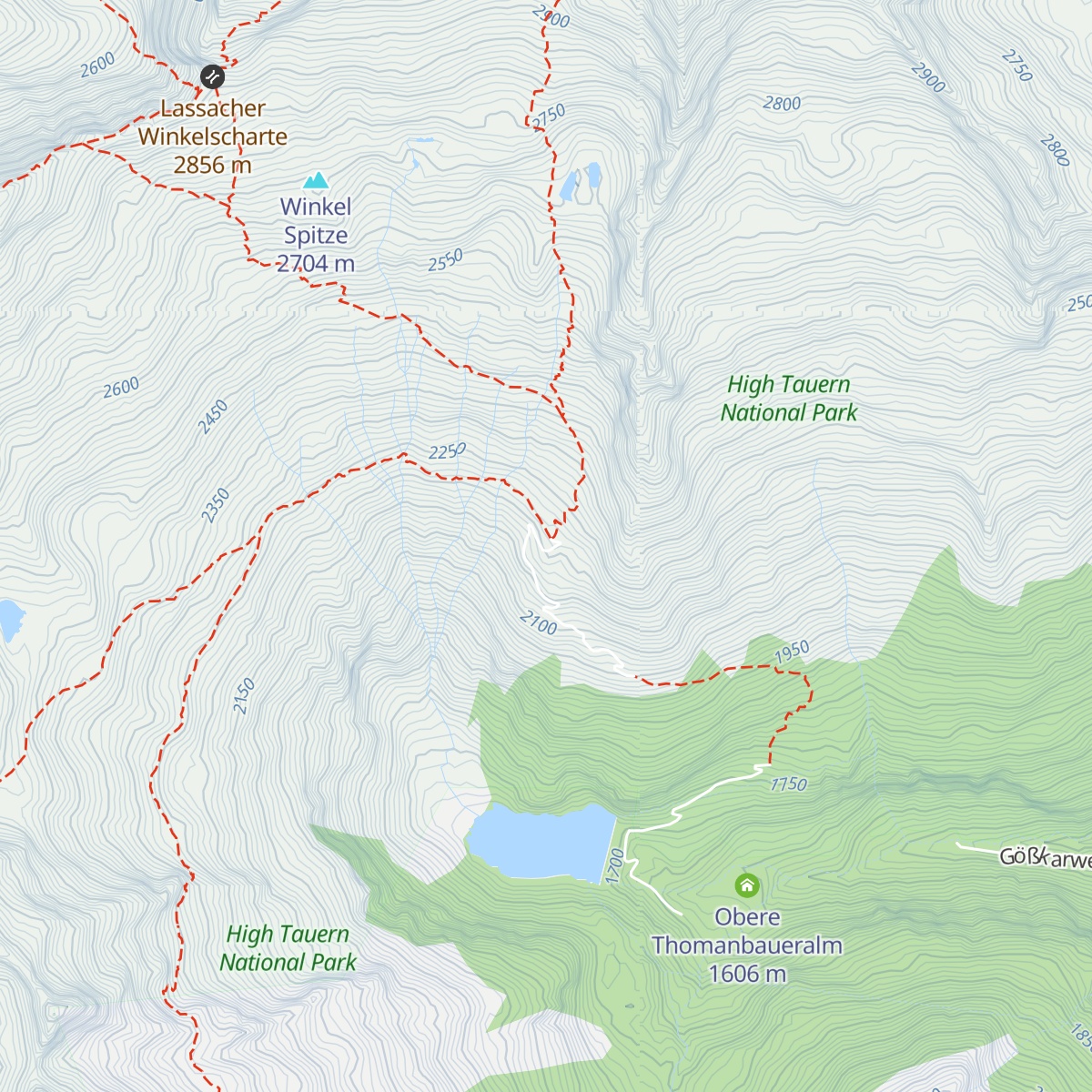 Gießener Hütte map