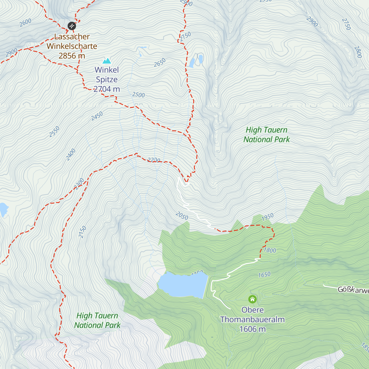 Gießener Hütte map