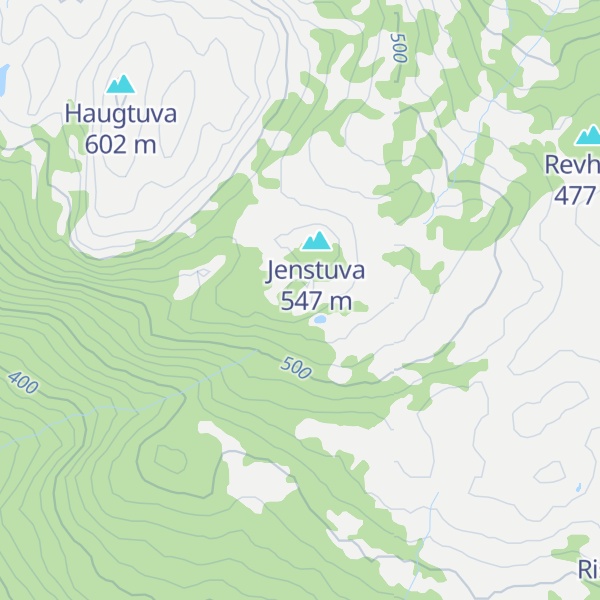 Map of Jenspynten