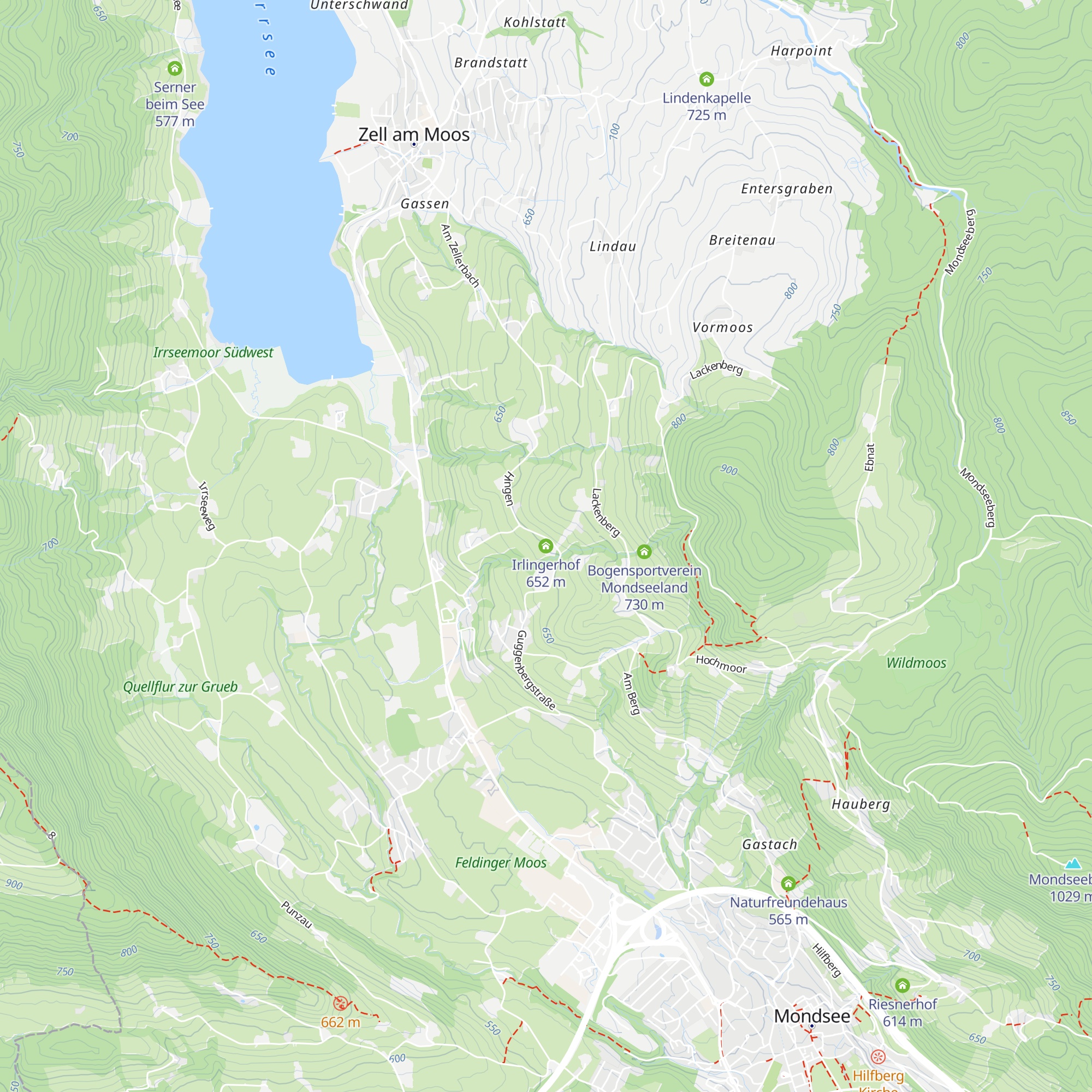 Irlingerhof map