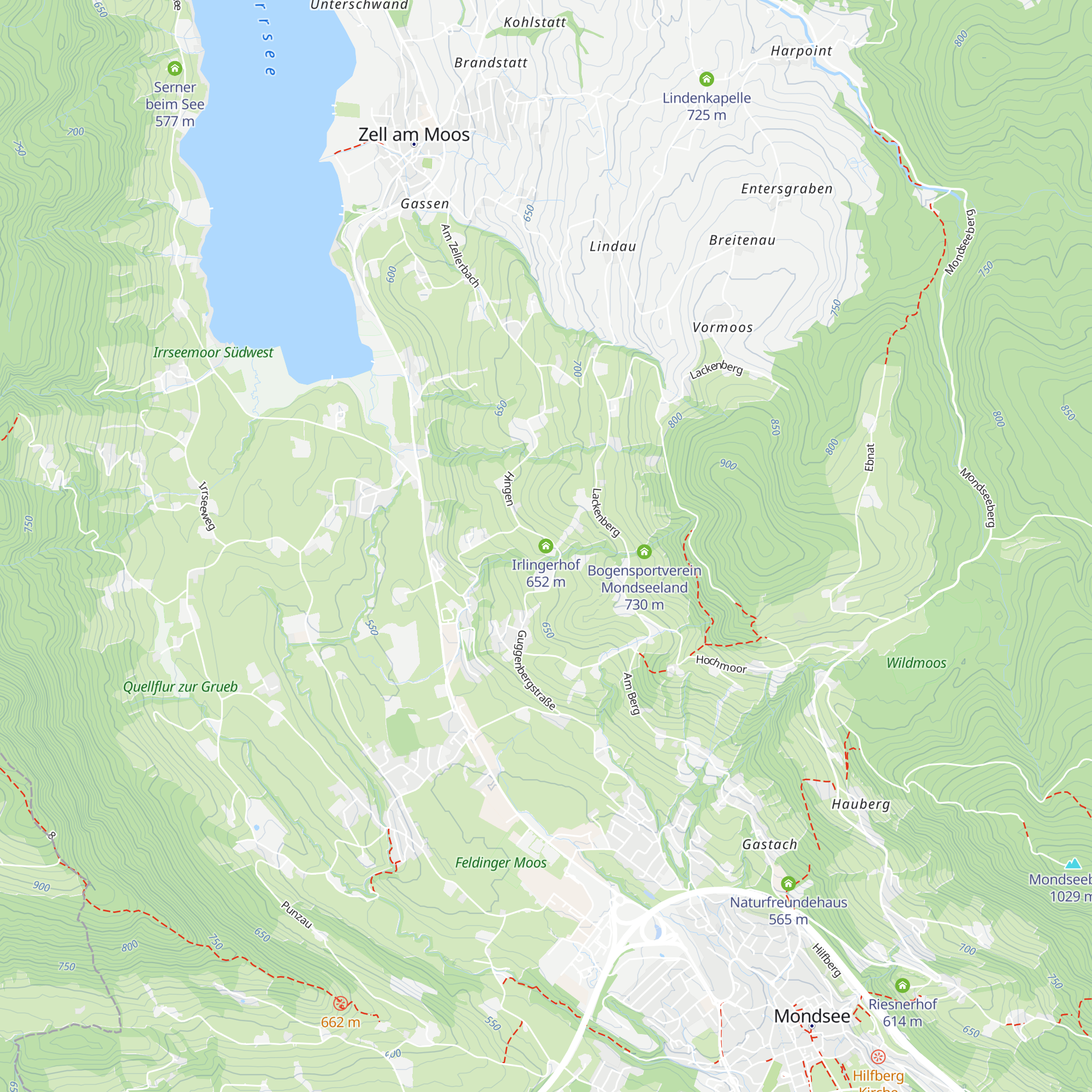 Irlingerhof map