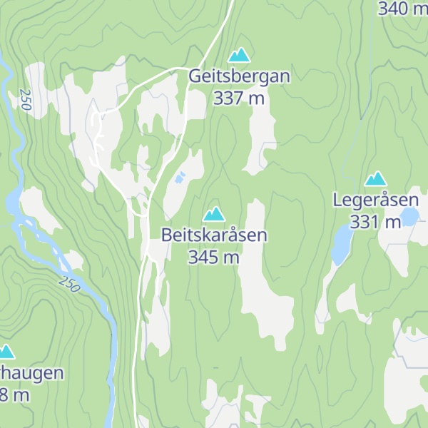 Map of Beitskaråsen