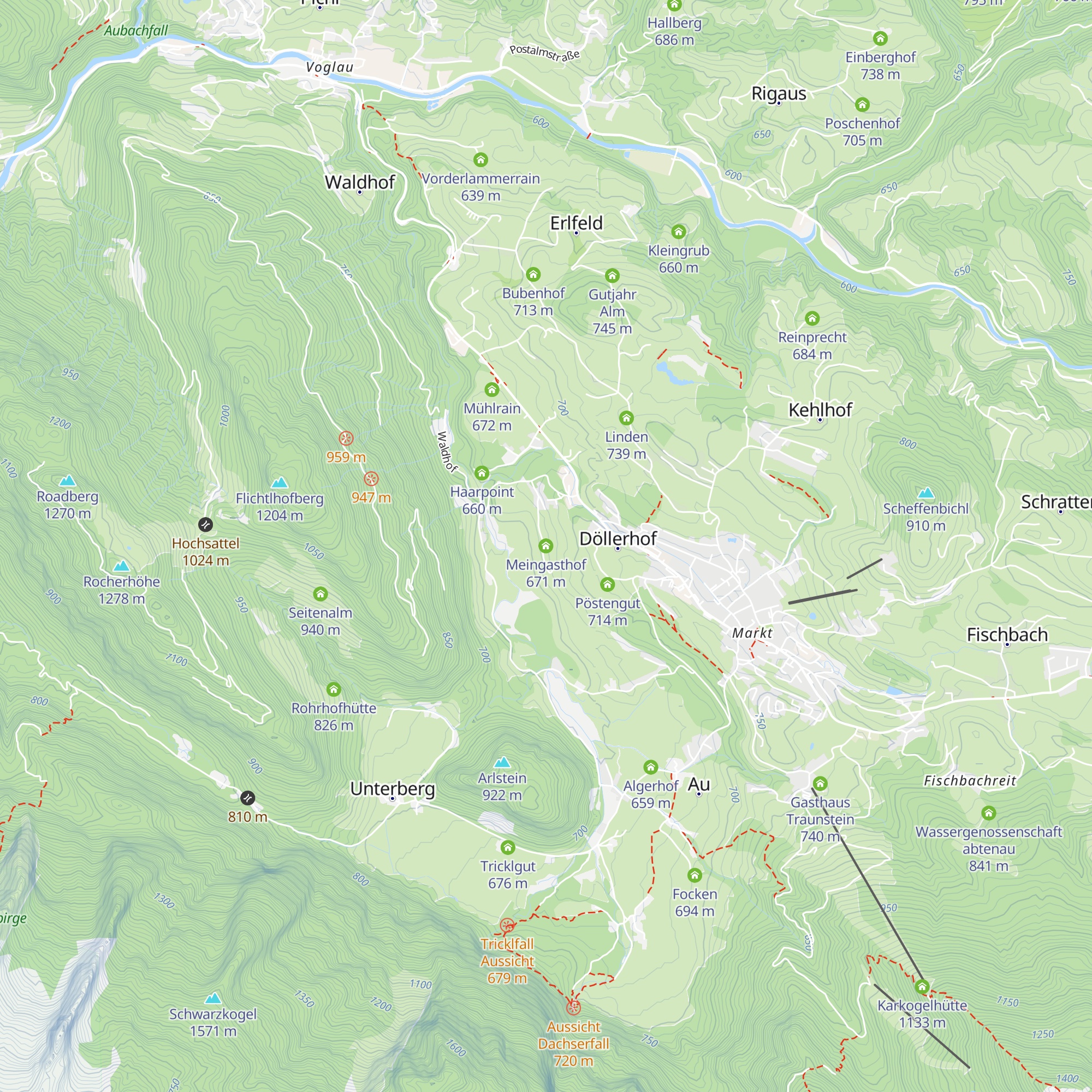 Meingasthof map