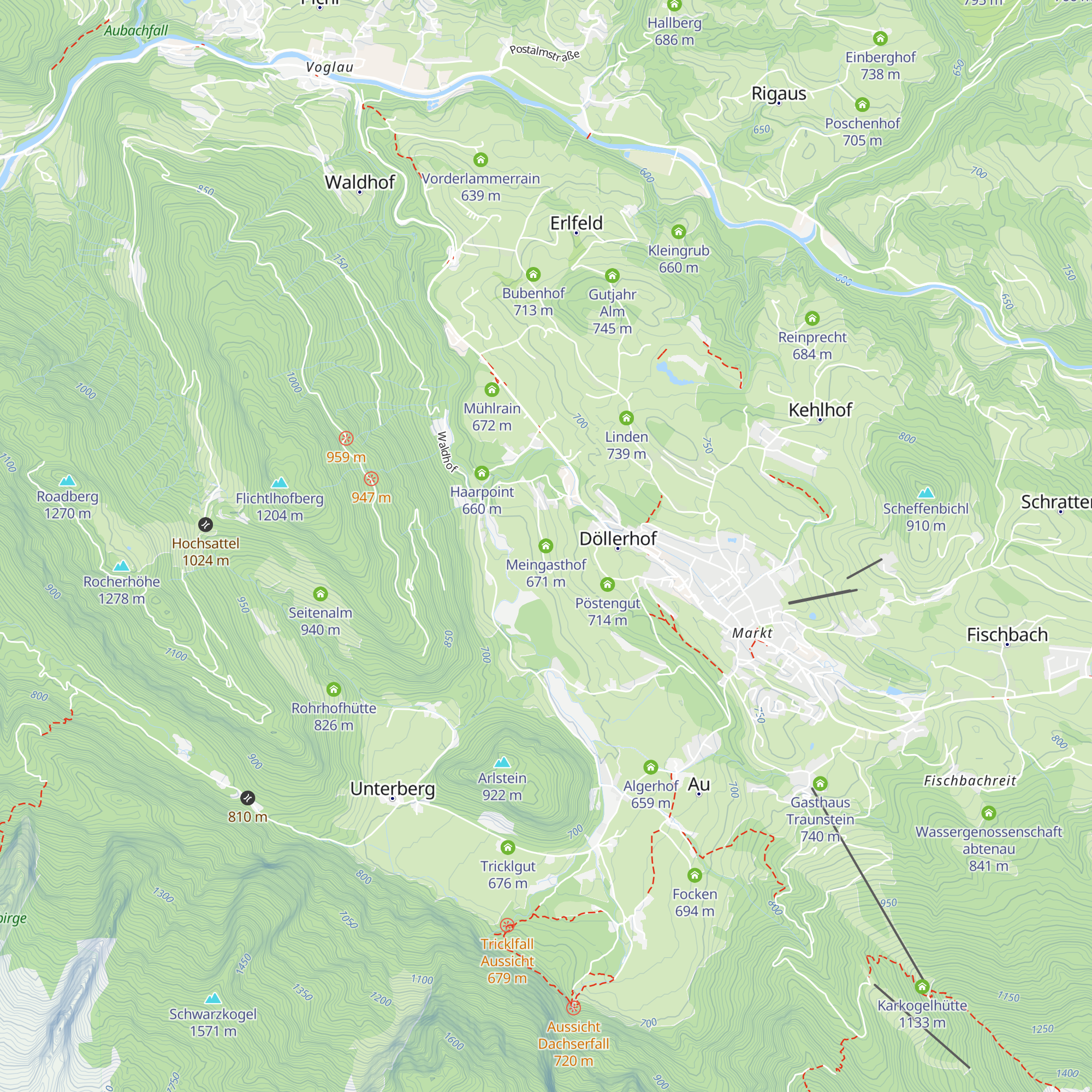 Meingasthof map