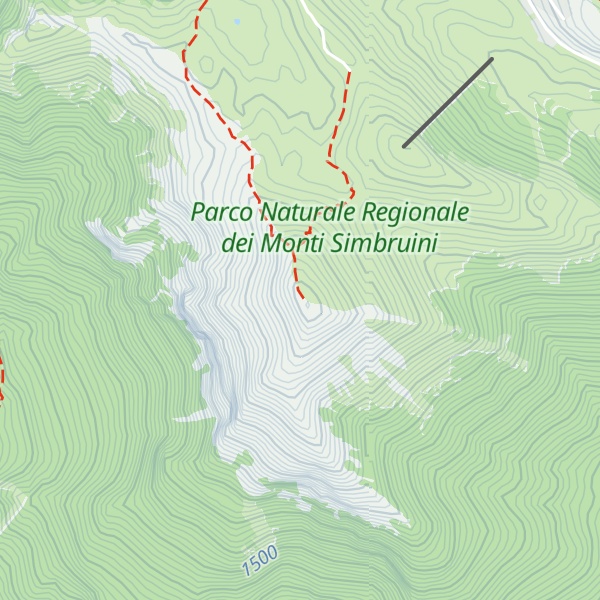 Map of Monte Cotento