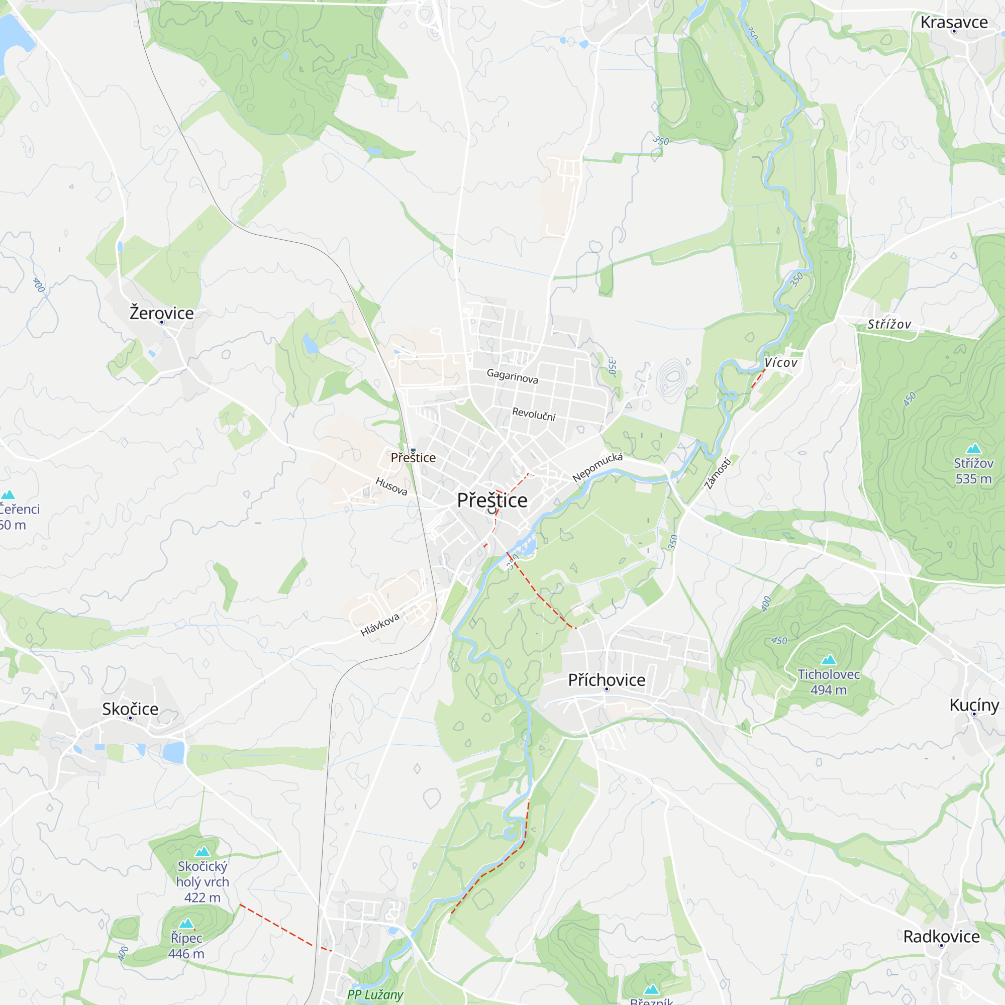 Turistické informační centrum Přeštice map