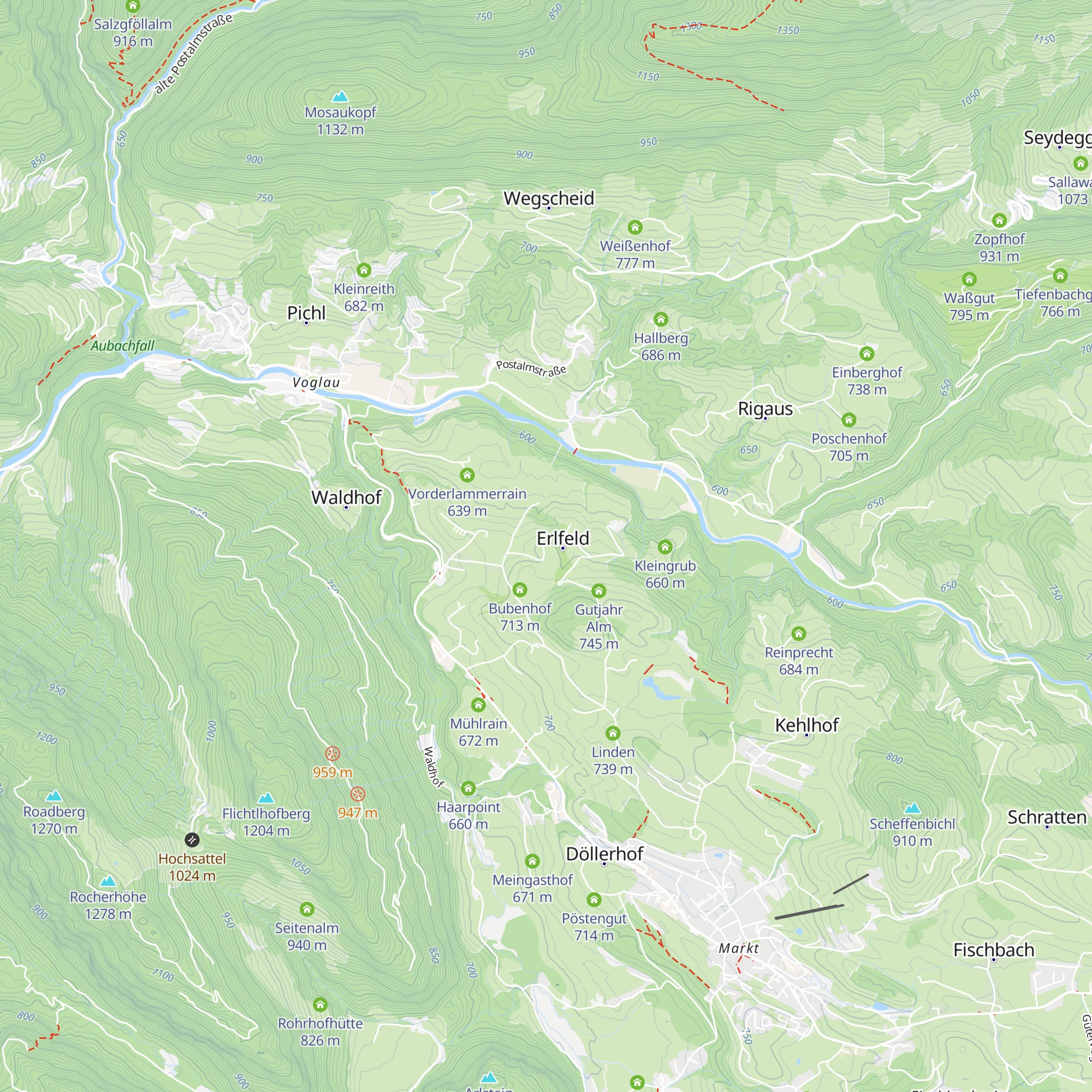 Steinleiten map