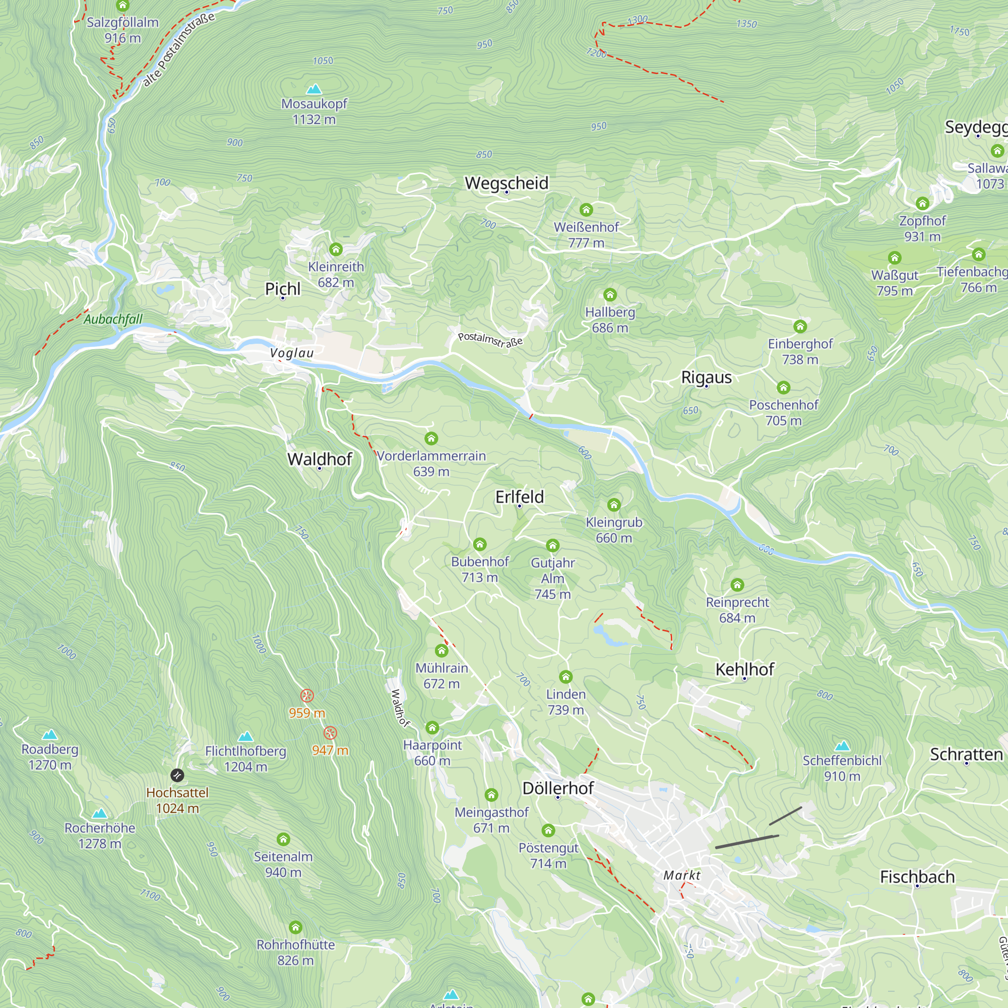 Steinleiten map