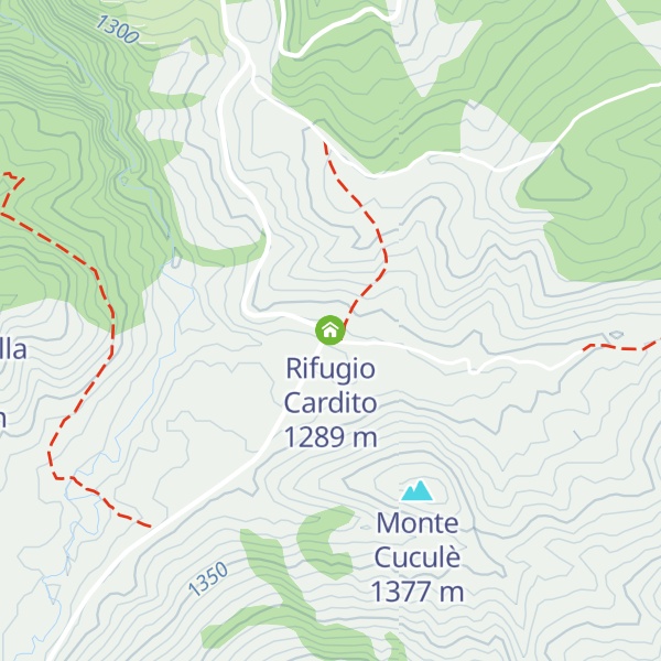 Map of Rifugio Cardito
