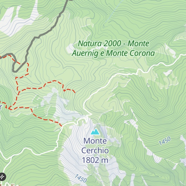 Map of Malga Cerchio