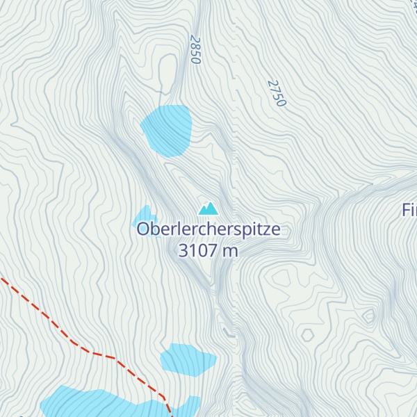 Map of Oberlercherspitze