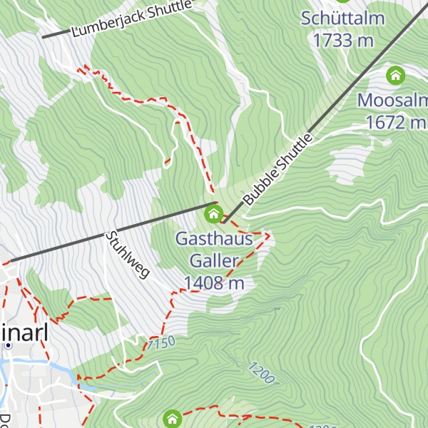 Map of Gasthaus Galler