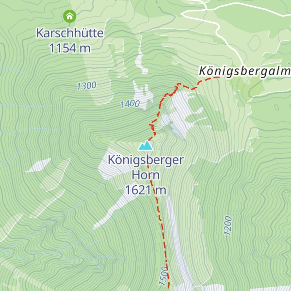 Map of Königsberger Horn