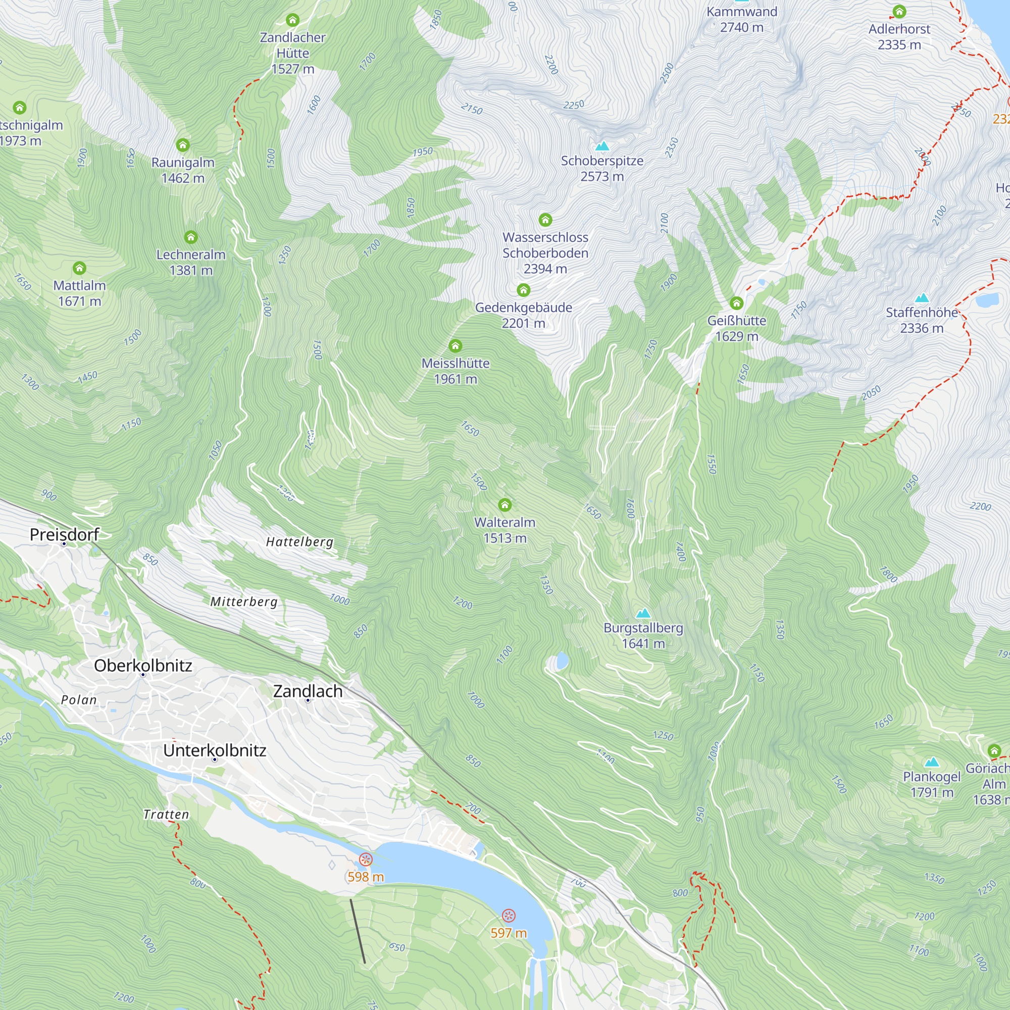 Walteralm map