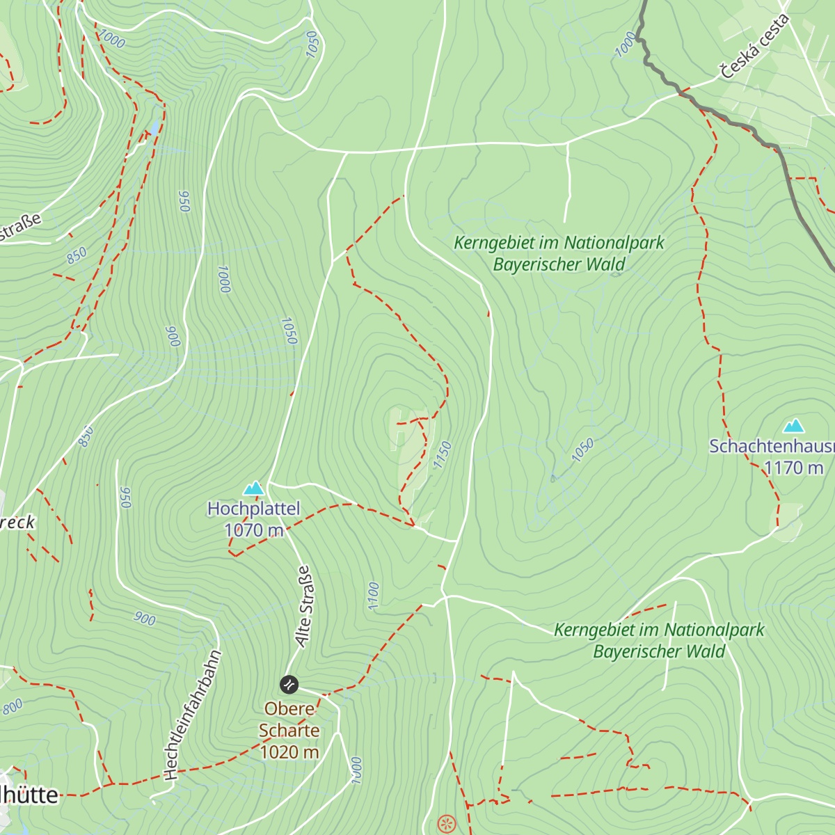 Schutzhütte Jährlingschachten map