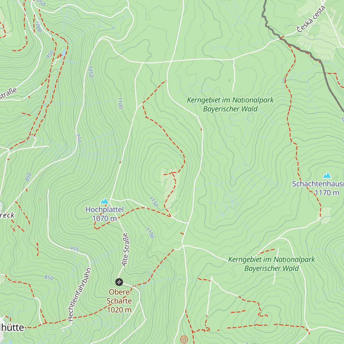 Schutzhütte Jährlingschachten map