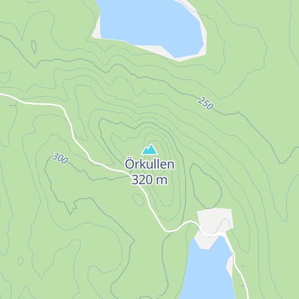 Map of Örkullen