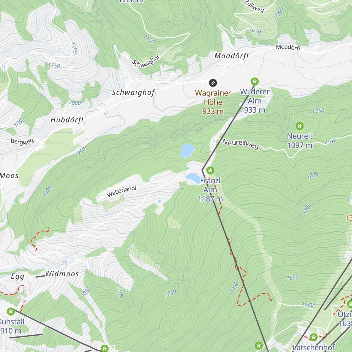 Edelweißalm map
