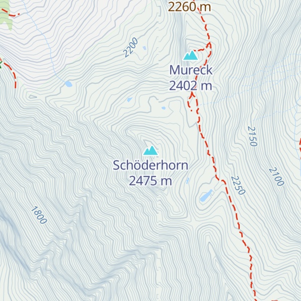 Map of Schöderhorn