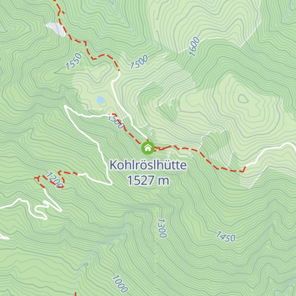 Map of Kohlröslhütte