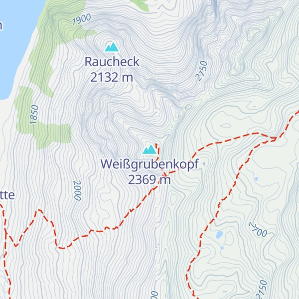 Map of Weißgrubenkopf