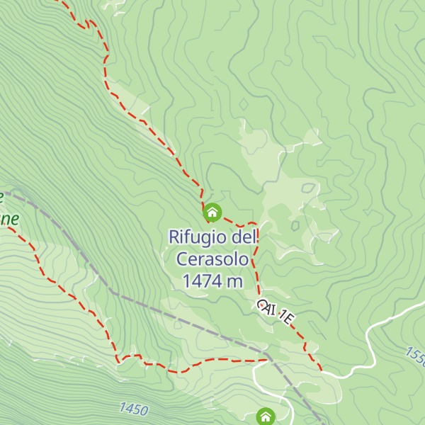 Map of Rifugio del Cerasolo